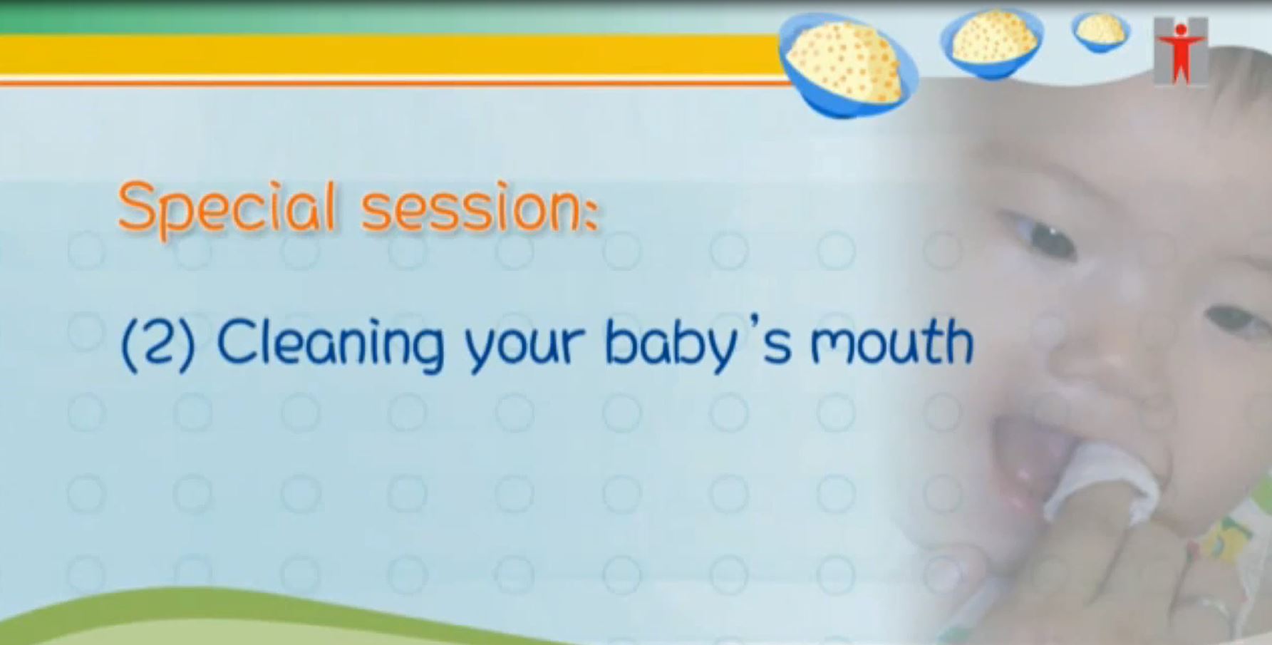 Cleaning your baby's mouth