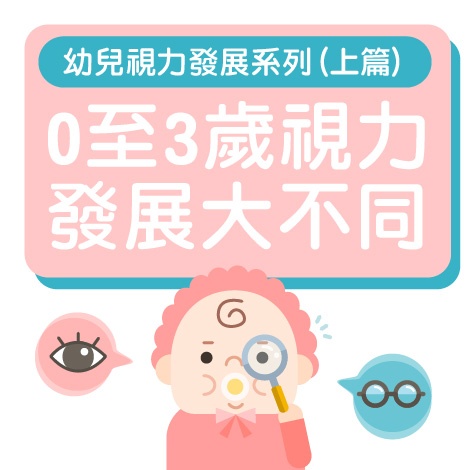 【幼兒視力發展系列(上篇)】0至3歲視力發展大不同